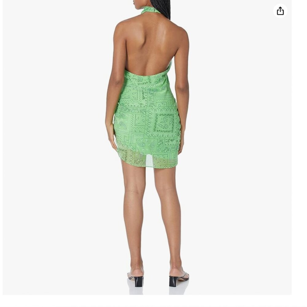 Amanda Uprichard Samba Dress  Bandana green - Picture 7 of 10